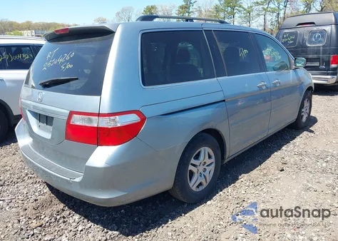2006 Honda Odyssey Ex-L из США, поврежденный, VIN 5FNRL38786B105476